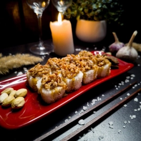 Кранч ролл с лососем