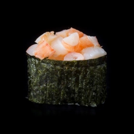 Гункан с креветкой острый