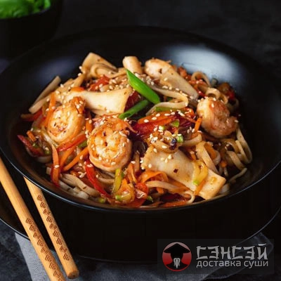 Удон с морепродуктами